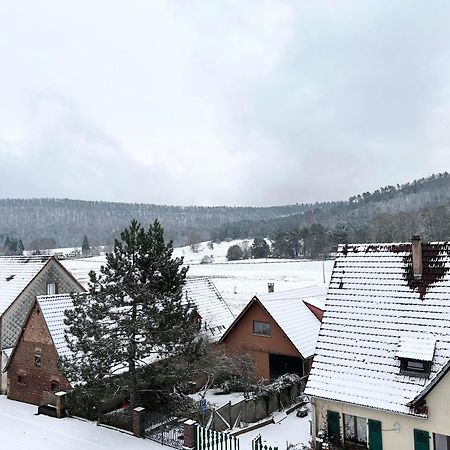 Au Wachtfels Bed & Breakfast Obersteinbach Bagian luar foto